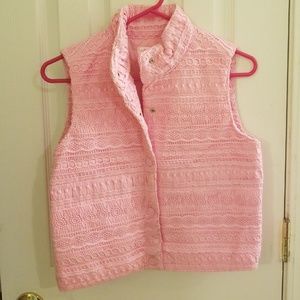 Pink girls vest